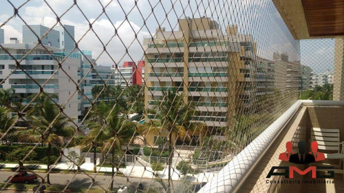 Apartamento Com 3 Dormitórios À Venda, 144 M² Por R$ 1.800.000,00 - Riviera - Módulo 2 - Bertioga/sp - Ap2577