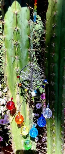 Atrapasoles, Arbol De La Vida7 Chakras/ Caja Regalo