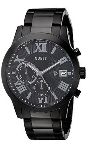Reloj Guess Para Hombre U0668g5 De Cuarzo Color Negro De