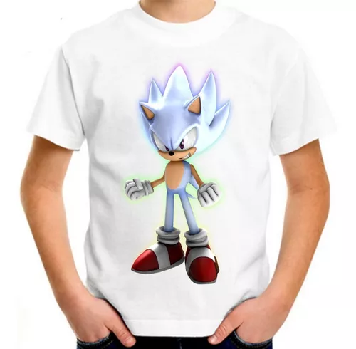 Camisa Temática Infantil Masculino Preto Sonic - Loja Online I