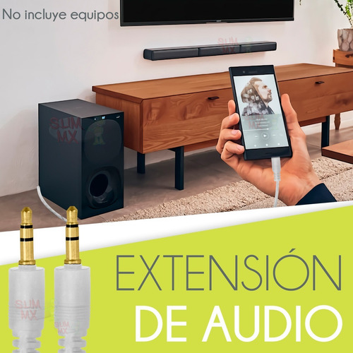 Imagen 3 de 7 de Nuevo Cable Audio Auxiliar 3.5 / 3.5mm Resistente Agujeta 1m
