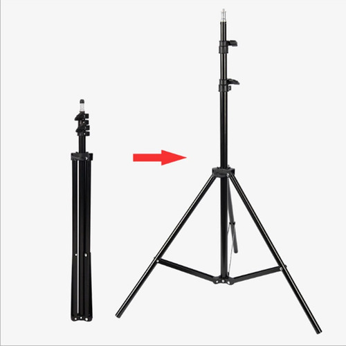 Imagen 4 de 6 de Tripie Metalico Grande 110 Cms Celular - Cámaras - 3 Niveles