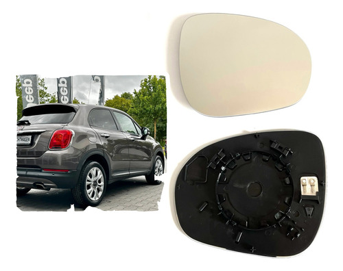 Luna Espejo Derecho Compatible Con Fiat 500x 2016-2023