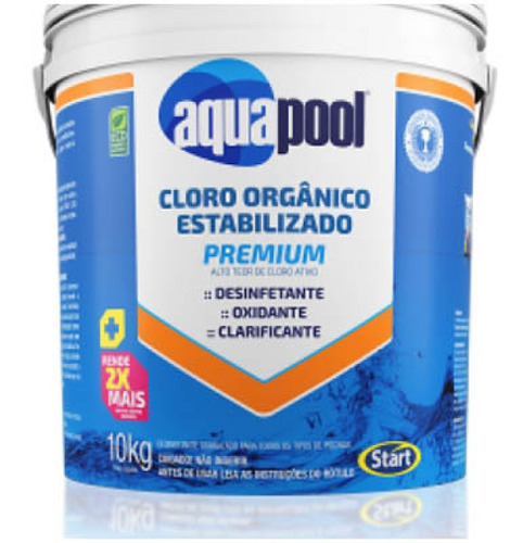 Aquapool Cloro Granulado Estabilizado Premium 10 Kg Start