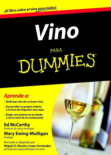 Vino Para Dummies - Ed Mccarthy - Libro Nuevo - Original