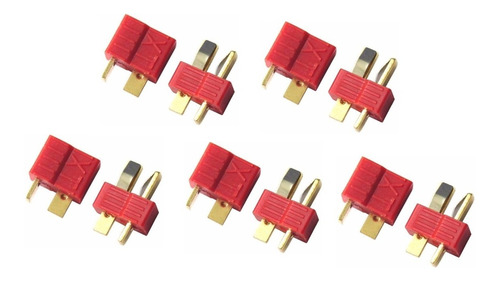 Conector Bateria Lipo Y Esc Tipo Deans Plug T-plug X5 Pares