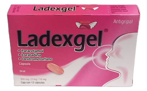 Ladexgel. Paracetamol/loratadina/dextrometorfano (5 Piezas)