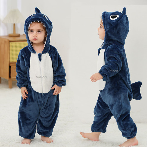 Pijama Para Bebés, Pijama De Una Pieza Con Capucha Para Bebé