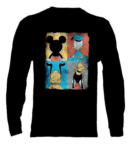 Polera Manga Larga Mickey Mouse - Ver 03 - Vale Gamess