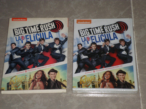 Big Time Rush La Pelicula/rags El Poder De La Musica-dvd 2x1 (Usado)