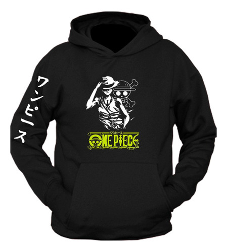 Hoodie Canguro Buzo One Piece Luffy Pirata Anime