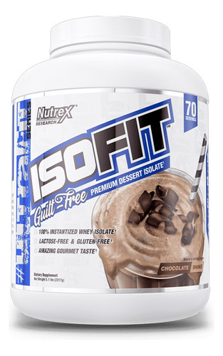 Proteina Isofit 5.1lb 70 Sv Chocolate Shake - Nutrex