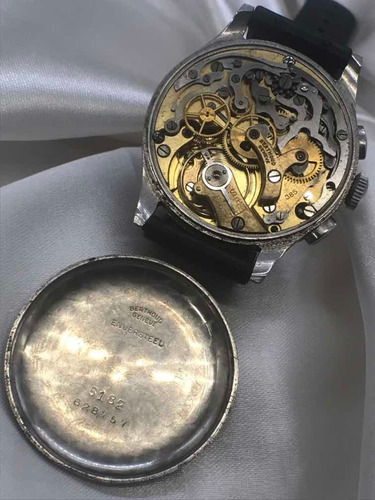 Relógio Uwaco Genève Militar Gilt Dial 1936 Relogiodovovô.