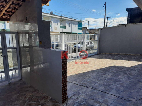 Imagem 8 de 30 de Sobrado Novo À Venda Em Condomínio Fechado Com 2 Dormitórios, Quintal E Garagem Em São Vicente/sp. Por Apenas R$ 230.000,00. Aceita Financiamento! - So0557