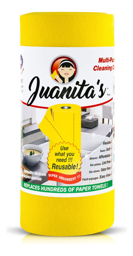 Juanita's - Toallas De Papel Reutilizables Con 25 Paos De Co