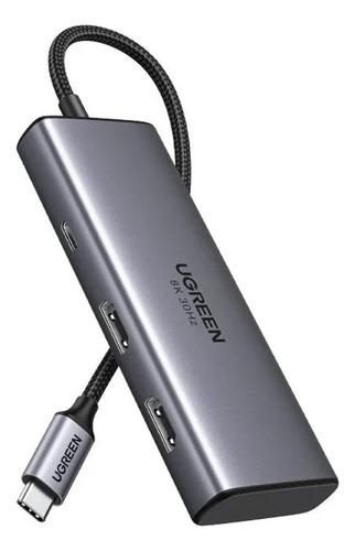 Hub Usb-c 6 En 1 Ugreen 2 Usb-a, 2 Usb-c, 2 Hdmi 4k/60hz