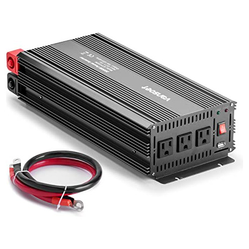 Inversor De Corriente De 3000 Vatios, Dc 12v Ac 120v, I...