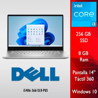 Dell Inspiron 5000 2en 1 14 Tactil I3 8gb Ram 256 Gb Ssd Pla