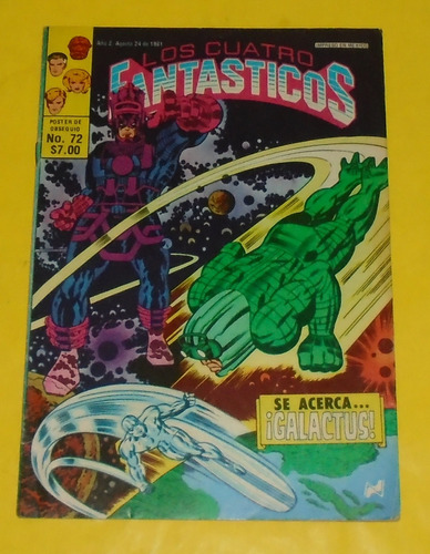 Ccc21 Comics Novedades Los Cuatro Fantasticos #72 Año 1981