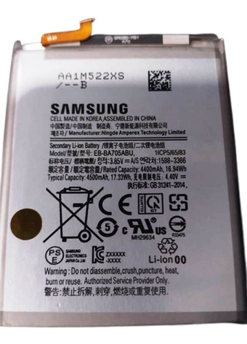 Bateria Samsung A70 Eb-ba705abu Interna Nueva Y Original 