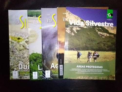 Lote 5 Ejemplares Revista Vida Silvestre