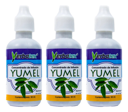 3 Extractos De Hierba Yumel En Gotas 30ml