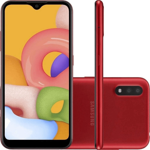 Samsung Galaxy A01 Dual SIM 32 GB vermelho 2 GB RAM SM-A015M/DS