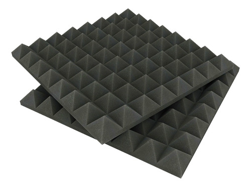 Pack X 15 U Panel Acústico Acuflex Piramide 50x50x5 Cm