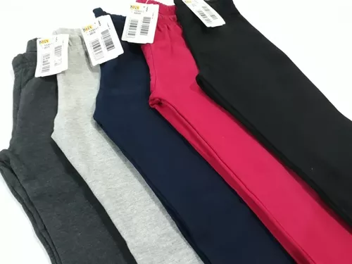 Kit Com 2 Calça Legging Não Fica Transparente Molecotton