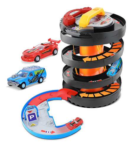Slot Car Race Track Sets Para Niños Pequeños De 2 A 4...