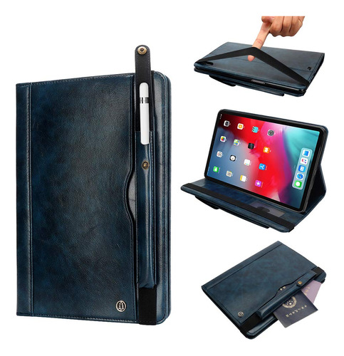 Apple Pencil Holder Case iPad Pro 12.9, (cartera 18 Ran...