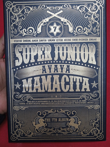 Super Junior 7 Cd Album Mamacita Kpop Disco 
