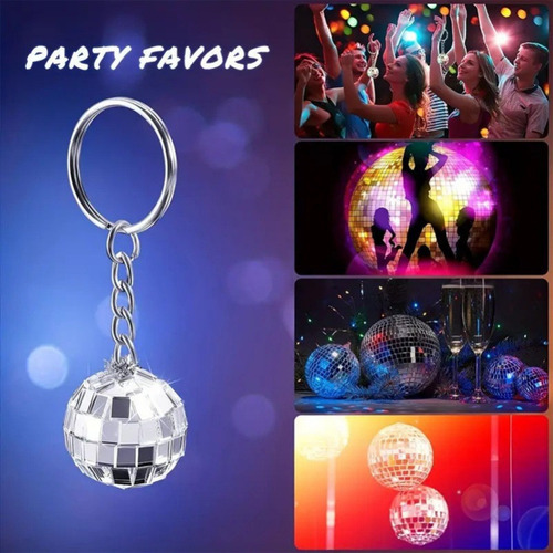 Bp1 Llavero Disco Party Label Decore Parts Delicate, 12