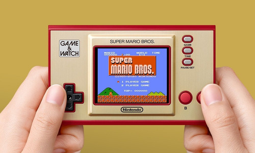 Nintendo Game & Watch Super Mario Bros. color rojo y dorado