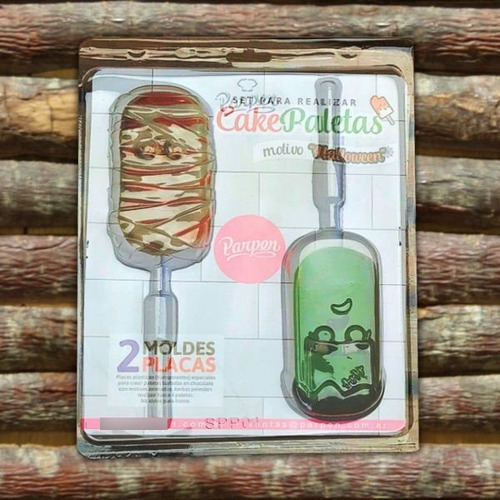 Imagen 3 de 7 de Set De 2 Moldes Paletas Halloween Parpen