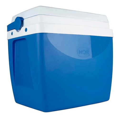 Caixa Térmica Cooler Azul 26 L Mor Até 35 Latinhas De 350ml