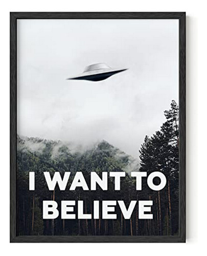 Pósteres Haus And Hues The X Files I Want To Believe Poster 