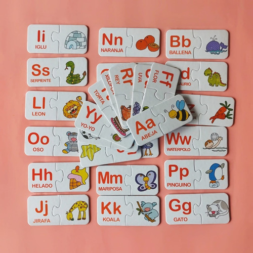Imagen 4 de 9 de Juego Mesa Asociación Letras Didacticos Infantil Niños