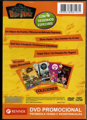 Dvd The Grim Adventures, Billy Mandy, Volume 4 (Usado)