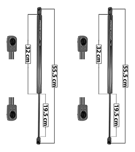 Kit 2 Amortiguadores 5a Puerta (de Calidad) Escape 08-12