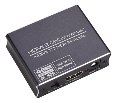 Convertidor De Audio Hdmi A Hdmi + Nk-330m 4k X 2k 60hz