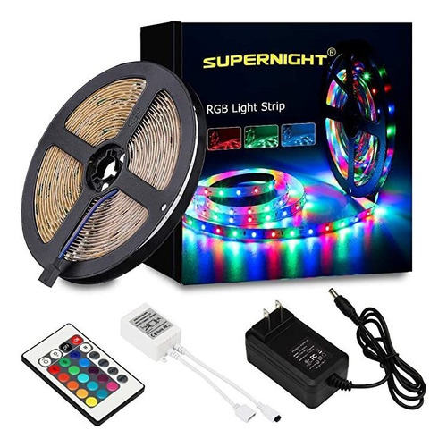 Supernight Tira De Luz Led,  Smd Rgb Multicolor, 16.4 Pies,.