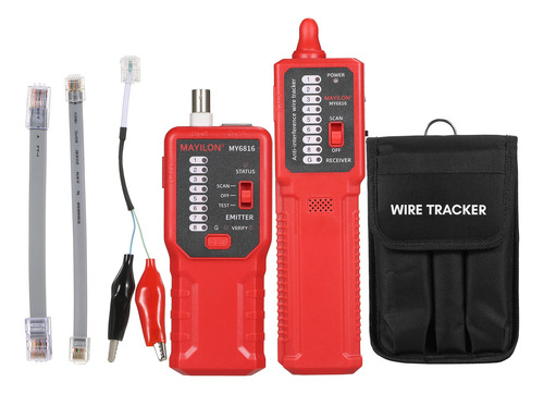 Probador De Cables De Red Digital Silencioso Con Buscador