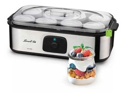 Yogurtera Smart Tek Ym800 8 Recipientes Vidrio 1,4 Litros Color Gris/F