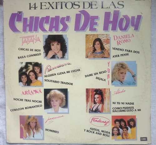 14 Exitos De Las Chicas De Hoy Tatiana Alaska Yuri Vinil (Usado)