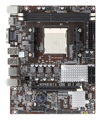 Placa Mãe Bluecase Socket Am3+ Ddr3 Phenom Fx 95w Gigabit
