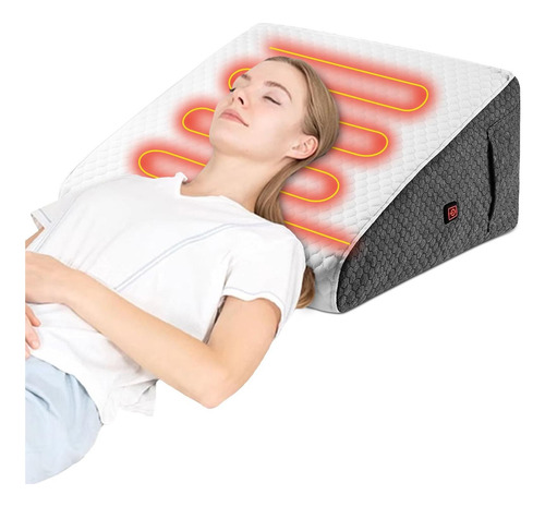Hyphessada Almohada De Cuña Calentada Para Dormir, Cabecera