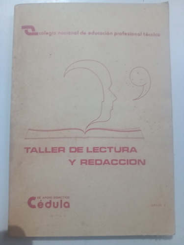 Libro Conalep 1985 Taller De Lectura Y Redacción