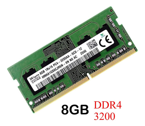 Memoria Ram Laptop Ddr4 8gb 3200 Sodimm 1.2v