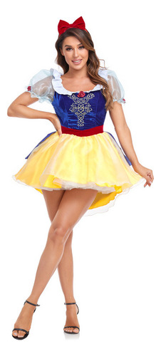 Uniformes Para Juegos De Cosplay Con Vestido De Blancanieves